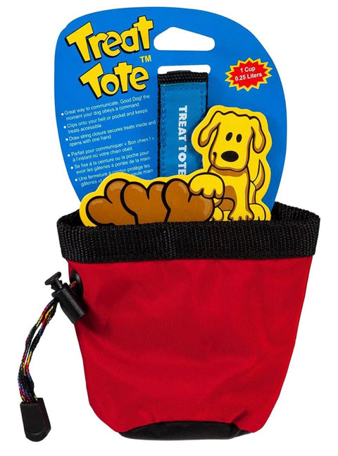 Chuckit! Treat Tote Dog Treat Pouch for Puppy Training, 1 Cup Capacity