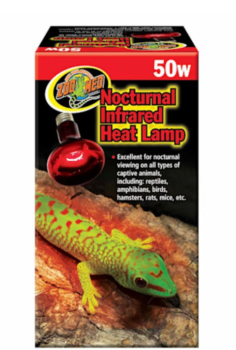 Zoo Med Nocturnal Infrared Heat Lamp, 50 Watts