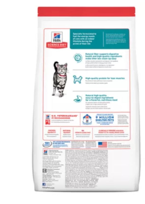 Hill's® Science Diet® Indoor Adult Dry Cat 1-6 Food - Chicken 3.5 lbs