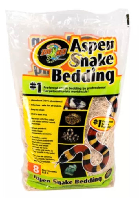 Zoo Med Aspen Snake Bedding 8 qt