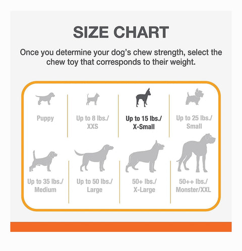 Nylabone Power Chew Durable Dog Toy Bacon, X-Small