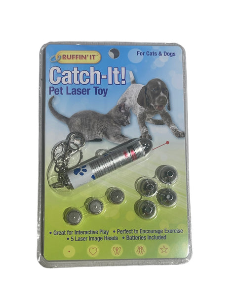 ruffin it catch it pet laser toy for dogs and cats