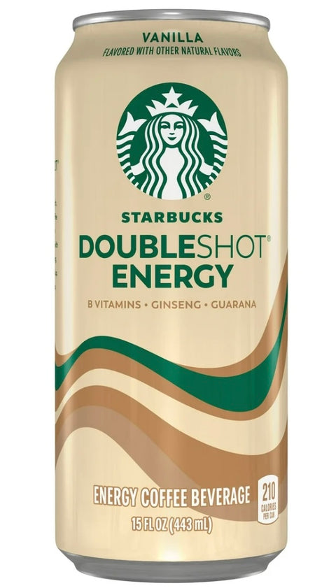 Starbucks Doubleshot Energy Vanilla Coffee Energy Drink, 15 oz Can