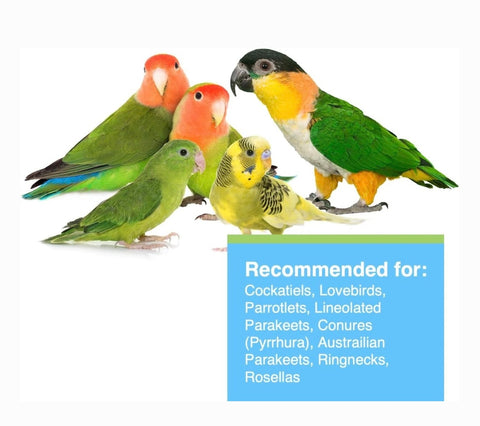 Hari Tropimix Peanut Flavored Lovebird & Cockatiel Bird Food, 2-lb bag