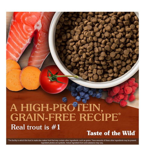 Taste of the Wild Canyon River Trout & Smoke-Flavored Salmon Grain-Free Dry Cat Food 14 lbs