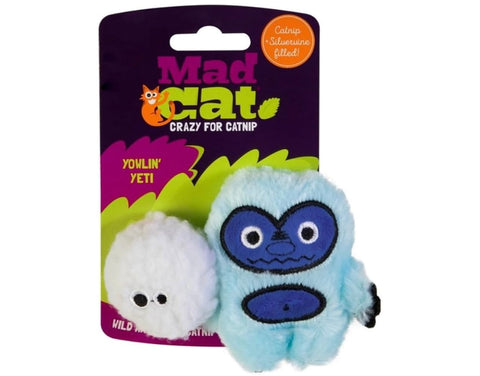 Mad Cat Catnip & Silvervine Cat Toy 2 Pack