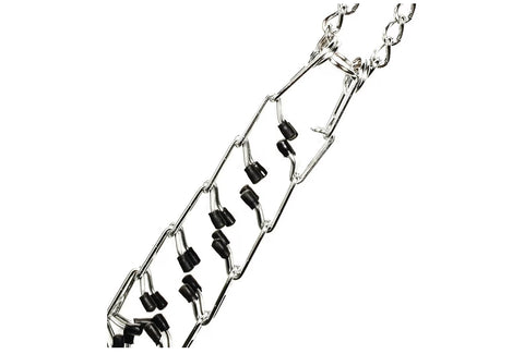 Guardian Gear Chrome-Plated Steel Prong Dog Collar, 22"