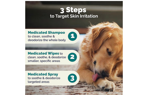 Vetnique Dermabliss Chlorhexidine for Dogs & Cats Wipes - Ketoconazole Medicated Antibacterial & Antifungal Skin Wipes for Hot Spots, Yeast Infection, Yeasty Paws, Itch & Smelly Folds, 50 Count Small