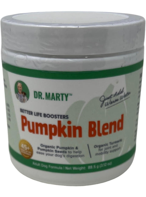 Dr. Marty Better Life Boosters Pumpkin Blend Dog 3.17 oz Jar