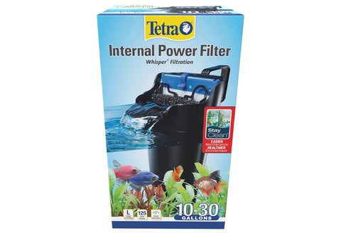 Tetra Whisper Internal Filter 10 To 30 Gallons, For aquariums, In-Tank Filtration With Air Pump