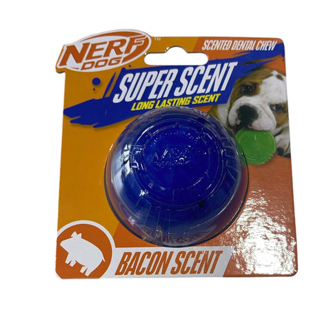 nerf dog super scent bacon scent dental chew