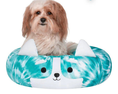 Squishmallows Original 20-Inch Halver The Corgi Pet Bed - Small Ultrasoft Official Plush Pet Bed