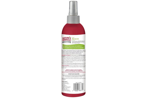 Nature's Miracle Advanced Platinum Cat Pet Block Repellent Spray, 8 Ounces, Indoor Training Aid for Cats