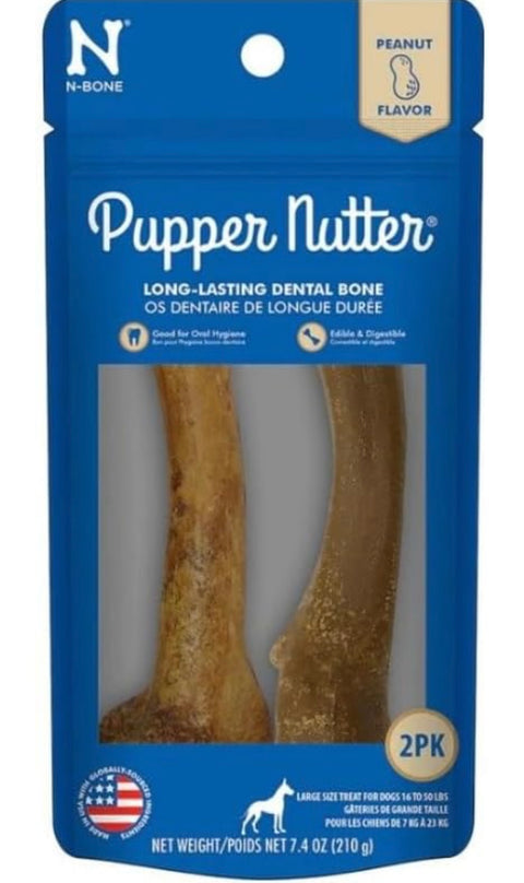 N-Bone Pupper Nutter Peanut Butter For Pets, for large dog 16-50lbs