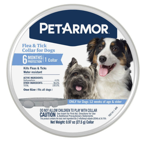 PetArmor Flea & Tick Dog Collar, 1 collar (6-mos. supply)