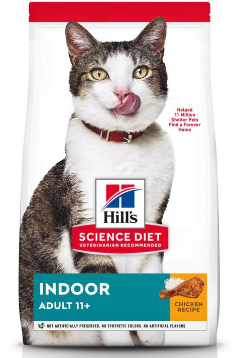 Hill's Science Diet Senior Adult 11+ Indoor Age Defying Dry Cat Food 7 lbs