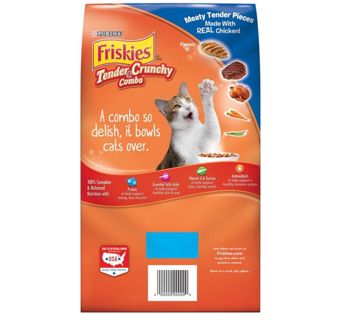 Purina Friskies Tender & Crunchy Combo Adult Dry Cat Food - 3.15 lb. Bag