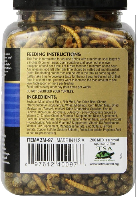 Zoo Med Gourmet Aquatic Turtle Food, 6 oz.