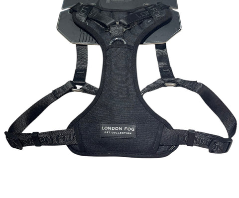 london fog no pull harness extra large size  black color