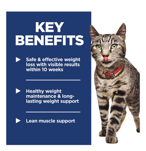 Hill's Science Diet Adult Perfect Weight Management Vegetables & Salmon Stew Wet Cat Food, 2.8-oz pouch