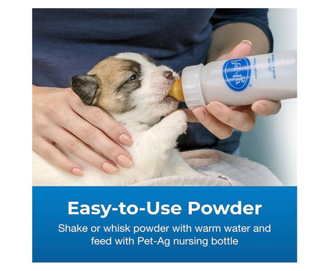 Pet-Ag PetLac Powder for Puppies - 10.5 oz - Puppy Milk Replacement Powder for Puppies Newborn to Six Weeks Old - Easy to Digest