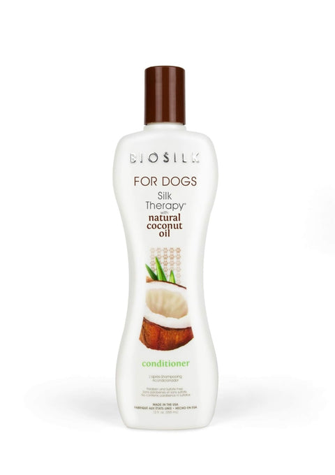 BioSilk for Dogs Silk Therapy Conditioner with Natural Coconut Oil