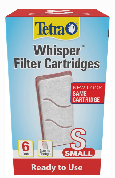 Tetra Whisper Aquarium Filter Cartridges, Small, 6 count