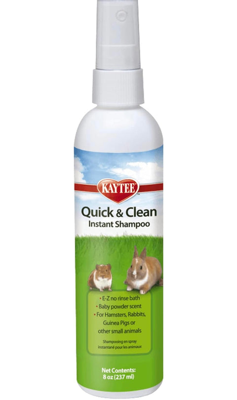 Kaytee Quick & Clean Critter Dry Shampoo, 8-Ounce