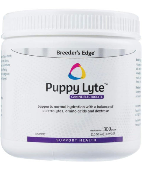 Breeder's Edge Puppy Lyte - Canine Electrolyte Supplement for Dogs and Puppies- 300 gm