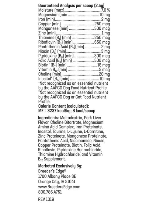 Revival Animal Health Breeder's Edge B Strong Powder, B-Complex Vitamins- 1 kg