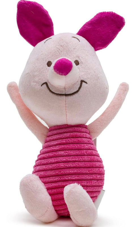 Buckle-Down Disney Dog Toy, Winnie The Pooh Piglet Arms Up Sitting Pose Pet Toy, Plush