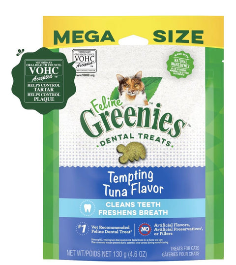 Greenies Adult Dental Cat Treat, Tempting Tuna Flavor4.6 oz