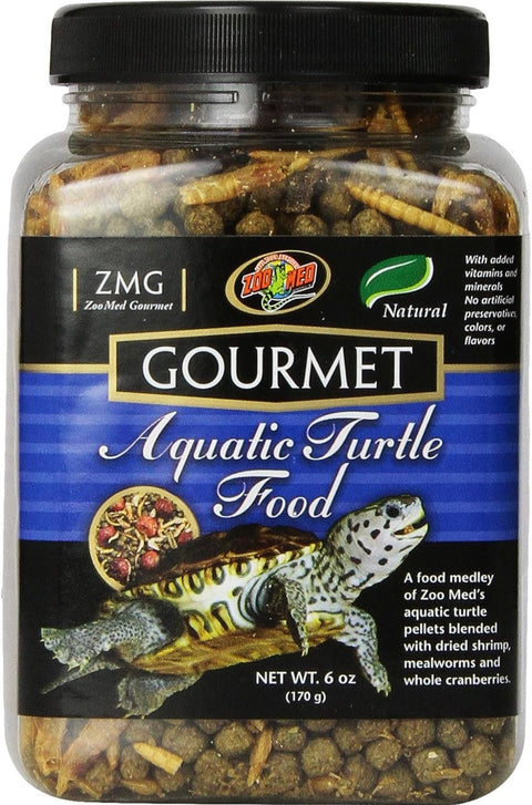 Zoo Med Gourmet Aquatic Turtle Food, 6 oz.