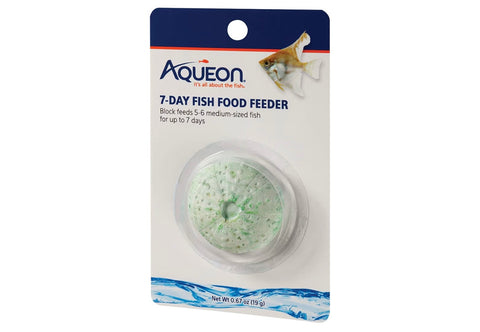 Aqueon 7 Day Vacation Feeder Slow- Release Fish Food for Tropical Fish - 1 Pack