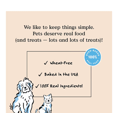 Bocce's Bakery 'Berries & Cream Treats for Dogs, Wheat-Free Everyday Dog Treats, Made with Real Ingredients, Baked in The USA, Natural Soft & Chewy Cookies, Cream Cheese & Blueberry, 6 oz