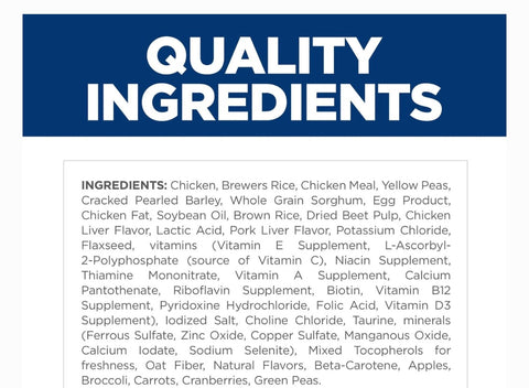 Hill's Science Diet Adult Sensitive Stomach & Sensitive Skin Small Bites Dry Dog Food, Chicken Recipe, 4-lb bag