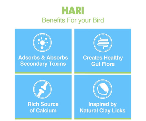 Hagen Clay-Cal Bentonite Clay Supplement for All Birds, Absorbs Toxins, Helps Gut Flora and Source of Calicum, 1.27 lb Bag