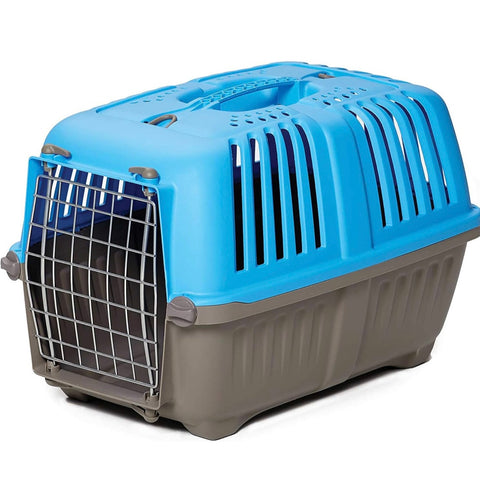 MidWest Homes for Pets Pet Carrier: Hard-Sided Dog Carrier, Cat Carrier, Small Animal Carrier in Red| Inside Dims 17.91L x 11.5W x 12H & Suitable for Tiny Dog Breeds