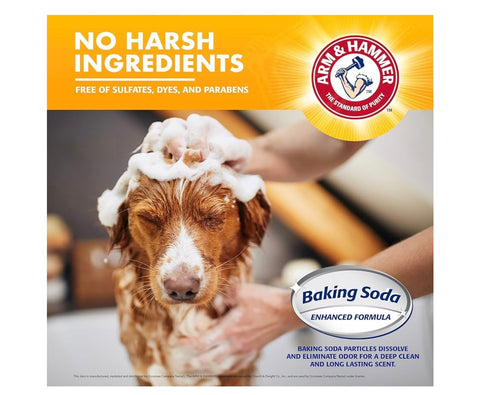 Arm & Hammer for Pets 5-in-1 Pet Shampoo with Conditioner, Vanilla Sandalwood Scent - Deodorizing, Skin Soothing, and Moisturizing Ingredients, Dog Oatmeal Shampoo with Aloe and Shea Butter, 20 Fl Oz