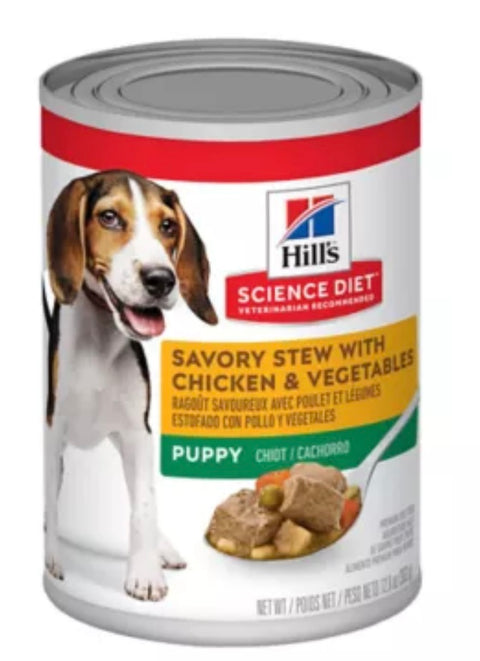 Hill's® Science Diet® Savory Stew Puppy Wet Dog Food - Chicken & Vegetables, 12.8 oz