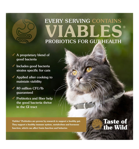 Taste of the Wild Rocky Mountain Roasted Venison & Smoke-Flavored Salmon Grain-Free Dry Cat Food 14 lbs