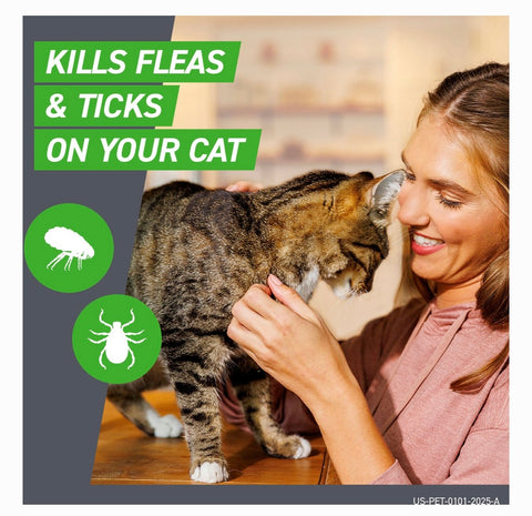 Frontline Plus Flea & Tick Spot Treatment for Cats, over 1.5 lbs, 3 Doses (3-mos. supply)
