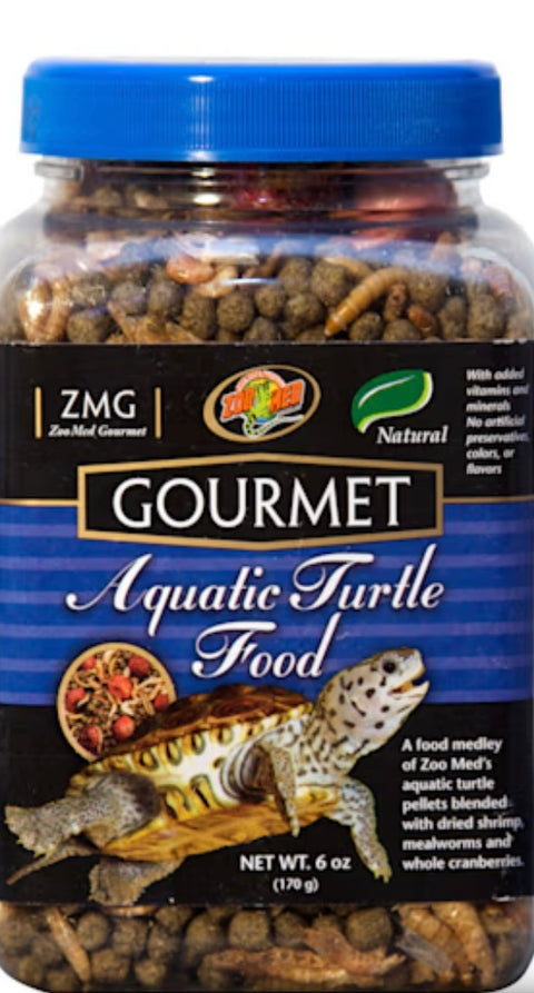 Zoo Med Gourmet Aquatic Turtle Food, 6 oz.