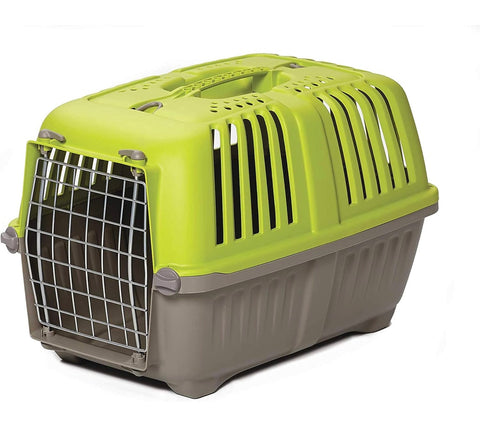 MidWest Homes for Pets Pet Carrier: Hard-Sided Dog Carrier, Cat Carrier, Small Animal Carrier in Red| Inside Dims 17.91L x 11.5W x 12H & Suitable for Tiny Dog Breeds