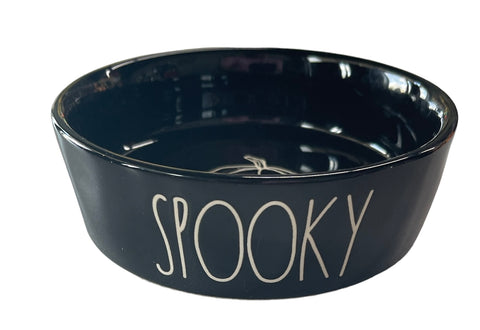 cat bowl black 1.5 deep 5 wide