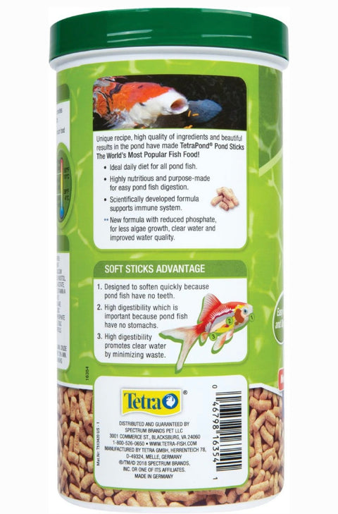 Tetra Pond Sticks Goldfish & Koi Fish Food, 3.53-oz jar