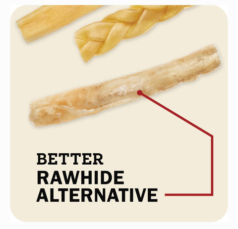 Redbarn Collagen Braid Dog Chew, Small, 3 count