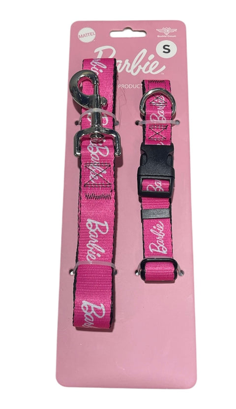 buckle down barbie leash and collar pack 5 feet long leash