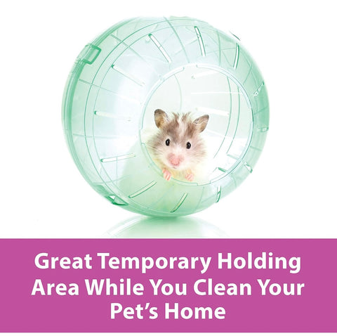 Kaytee 5" purple Color Run-About Exercise Ball For Pet Dwarf Hamsters & Mice