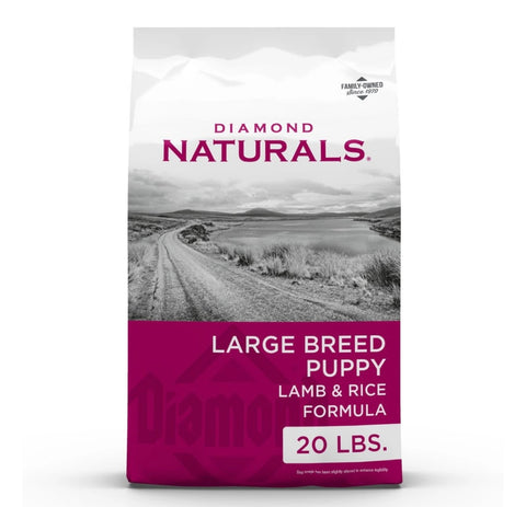 Diamond Naturals Large Breed Puppy Formula Dry Dog Food 20 lbs